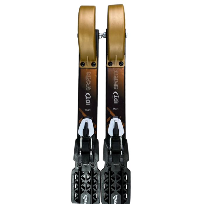 Blink26: Skate Pro PU RM2 with binding and gold mudguards